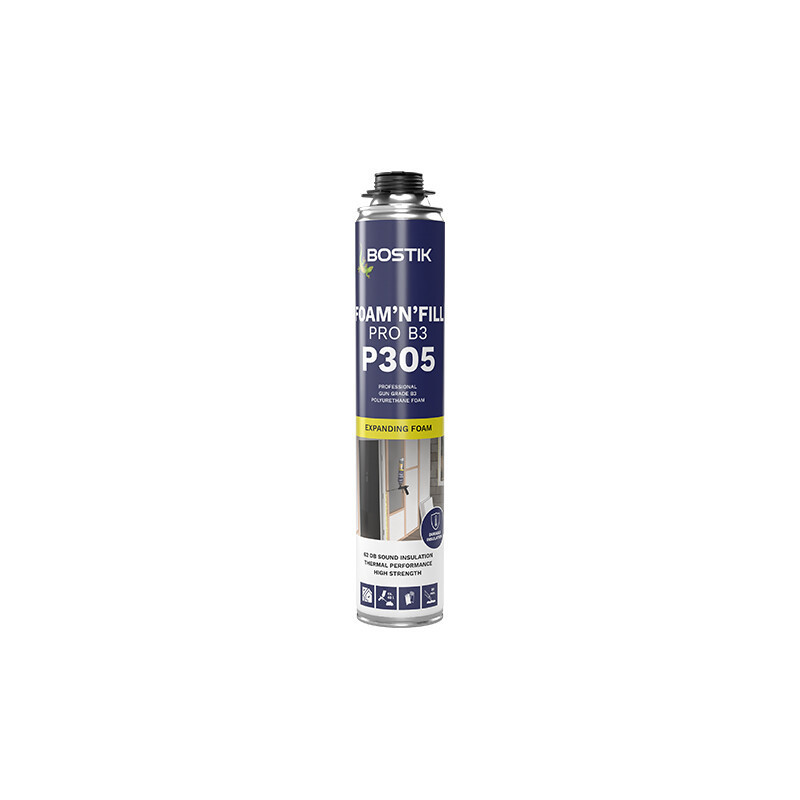 Піна поліуретанова Bostik P305 Foam and Fill PRO3 750мл