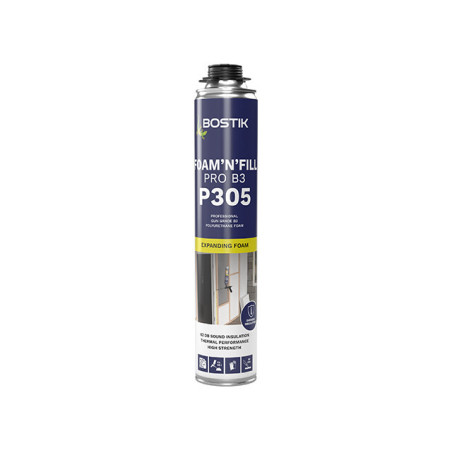 Піна поліуретанова Bostik P305 Foam and Fill PRO3 750мл