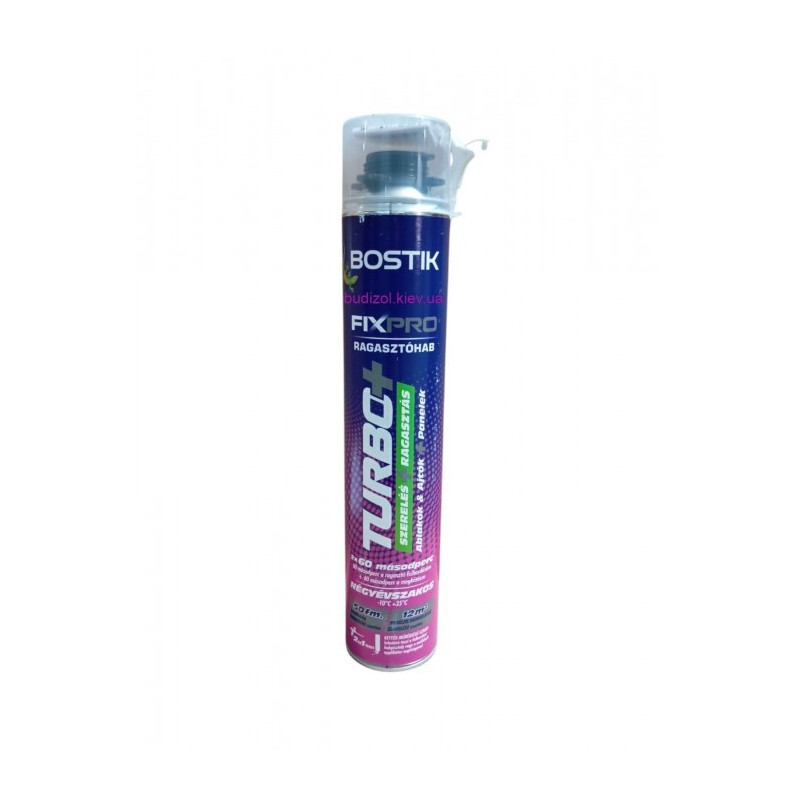 Клей-пена монтажная Bostik Fixpro Turbo+ 2в1 60 секунд 750мл