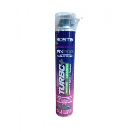 Клей-пена Bostik Fixpro Turbo+ 2в1 60 секунд 750мл: Купить в Киеве