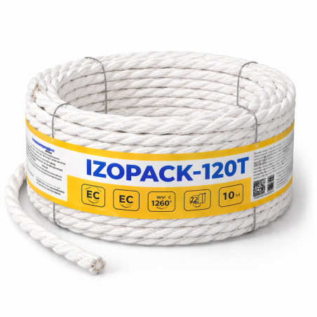 Шнур керамический IZOPACK-120Т витой купить — цена за метр в Украине