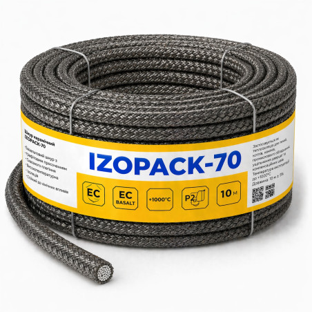 Базальтовий шнур IZOPACK-70 (круглий) купити — ціна за метр в Україні