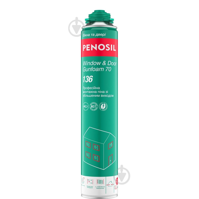 Еластична професійна монтажна піна PENOSIL Elastic Gunfoam 199