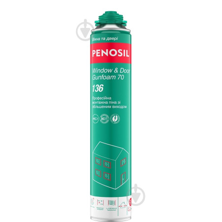 Эластичная монтажная пена PENOSIL Elastic Gunfoam 199: Для подвижных швов