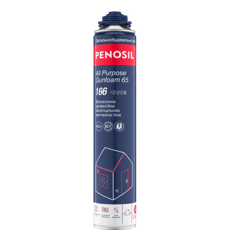 Всесезонная многоцелевая монтажная пена PENOSIL All Purpose Gunfoam 65 166 (-10 °C)