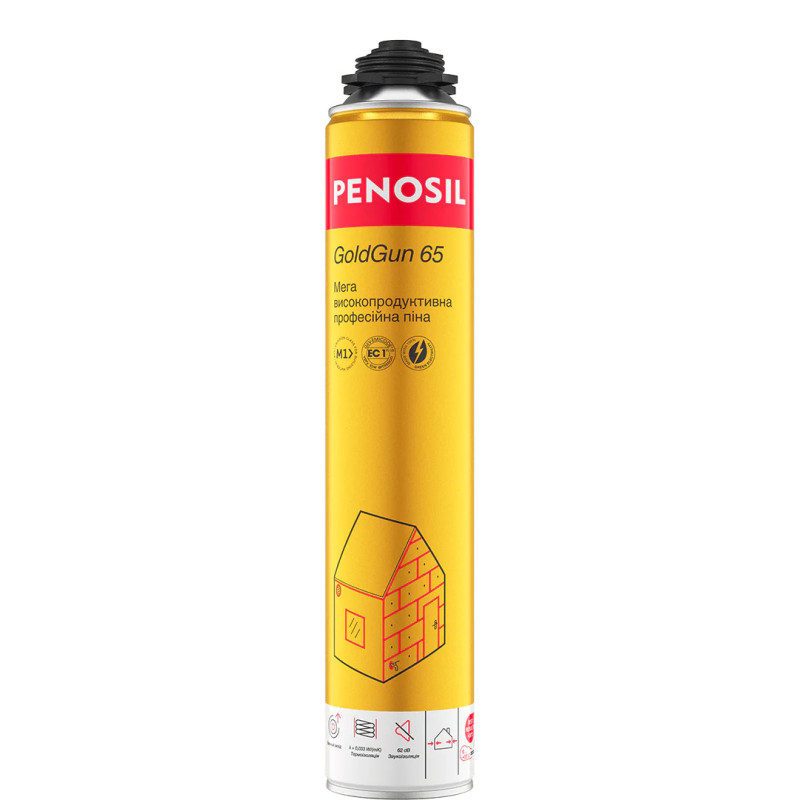 Піна монтажна PENOSIL GoldGun 65 Plus All Season всесезонна