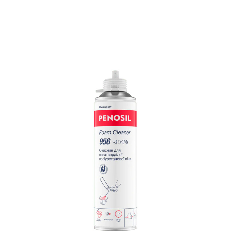 Очищувач для незатверділої поліуретанової піни Penosil Foam Cleaner 956 Очищувач для незатверділої поліуретанової піни Penosil Foam Cleaner 956