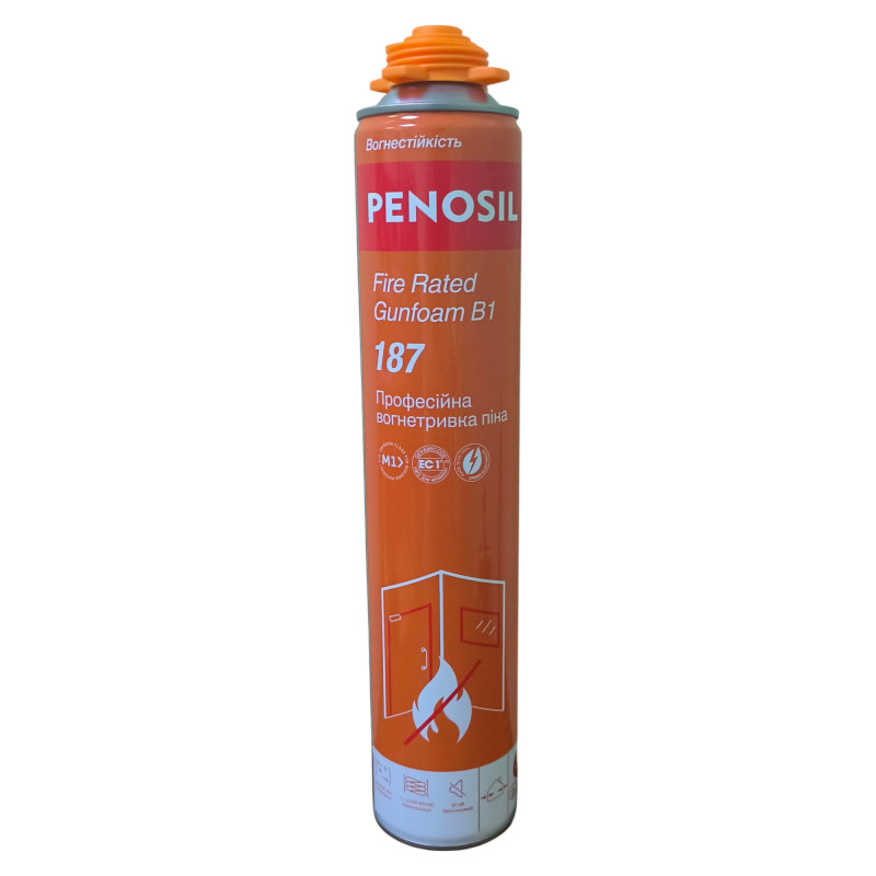 Огнеупорная монтажная пена Penosil Fire Rated Gunfoam B1 187