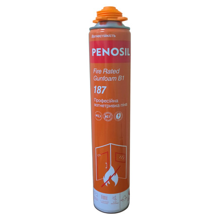 Огнеупорная монтажная пена Penosil Fire Rated Gunfoam B1 187