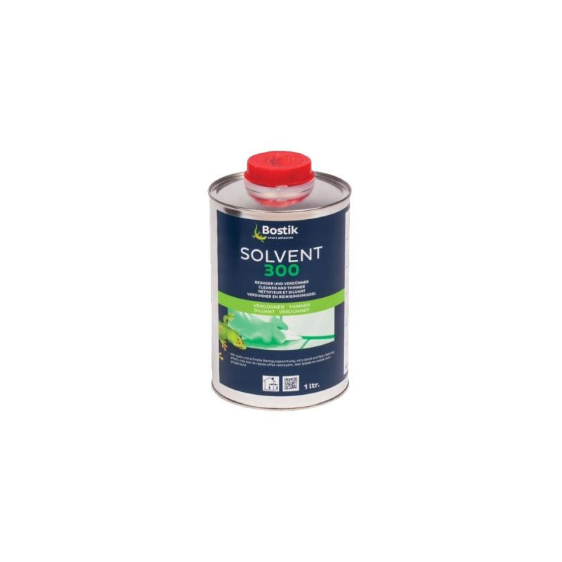 Средство для обезжиривания фасадных каркасов Bostik Solvent 300 1л