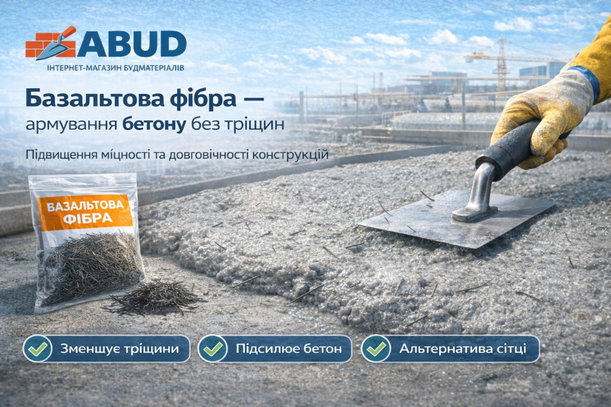 Базальтовая фибра в бетон